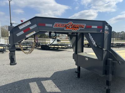 New 2026 DOWN 2 EARTH GOOSENECK 30' 22K DUAL TANDEM EQUIPMENT HAULER