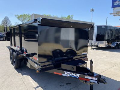 New 2026 Top Hat Trailers DE14 14'x83"x4' Dump Trailer
