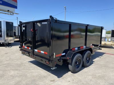 New 2026 Top Hat Trailers DE14 14'x83"x4' Dump Trailer