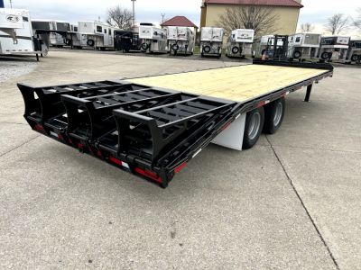 New 2026 Golden Trailers 20+5 Deckover Pintle Hitch Equipment Trailer