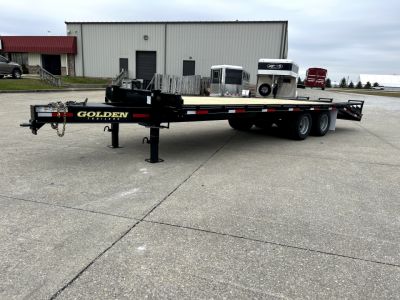 New 2026 Golden Trailers 20+5 Deckover Pintle Hitch Equipment Trailer