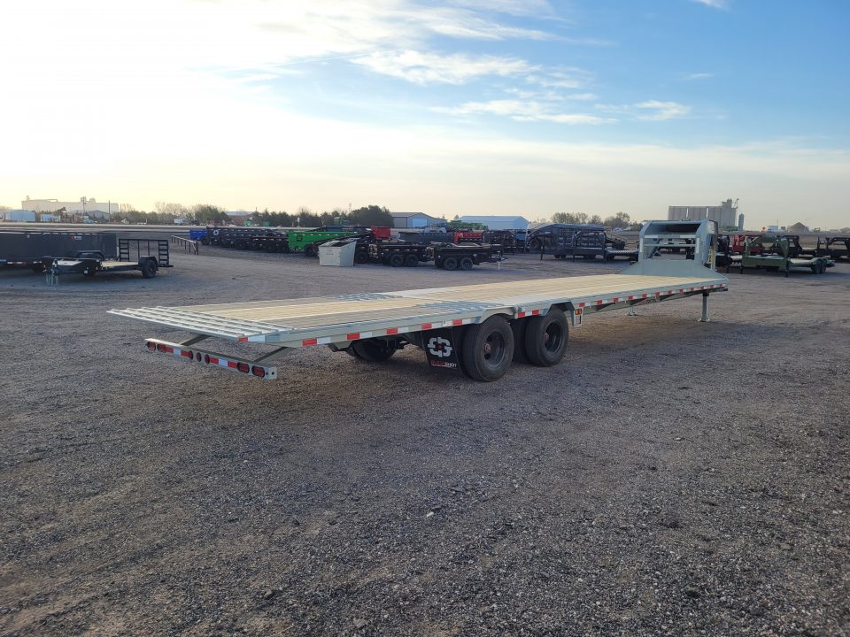 New 2026 Buckshot 102"X36' Gooseneck Hydraulic Dovetail Trailer
