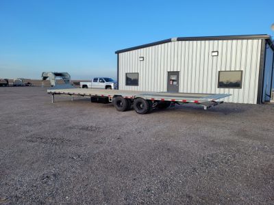 New 2026 Buckshot 102"X36' Gooseneck Hydraulic Dovetail Trailer