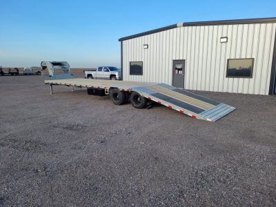 New 2026 Buckshot 102"X36' Gooseneck Hydraulic Dovetail Trailer