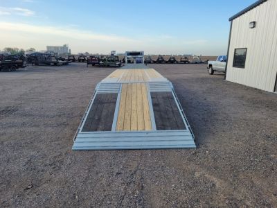 New 2026 Buckshot 102"X36' Gooseneck Hydraulic Dovetail Trailer