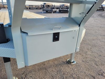 New 2026 Buckshot 102"X36' Gooseneck Hydraulic Dovetail Trailer