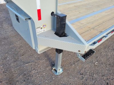 New 2026 Buckshot 102"X36' Gooseneck Hydraulic Dovetail Trailer