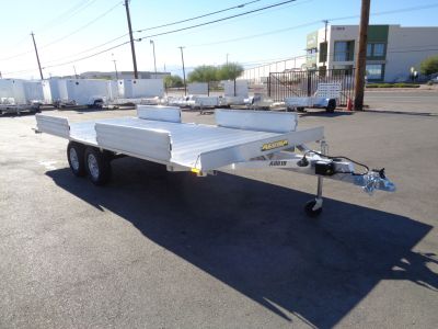 New 2027 Aluma * A8818 * 18Ft Over the Axle 4 Place ATV Trailer