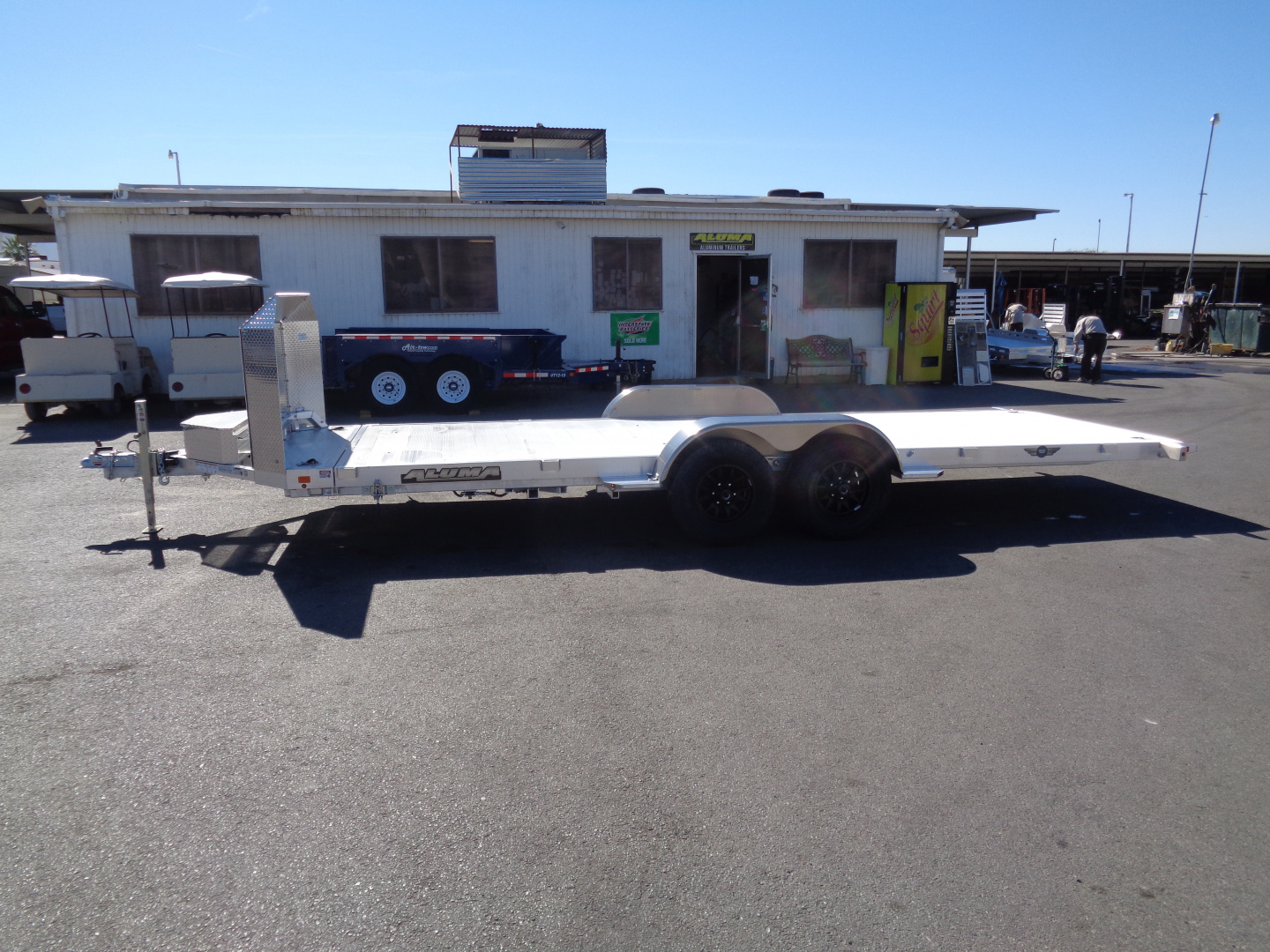 New 2027 ALUMA * 8220H-TILT-ANV * 20Ft Tilt Anniversary Edition 10k Car Hauler