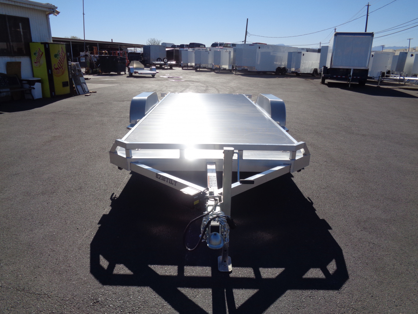 New 2027 Aluma * 8218 Tilt * 18Ft Aluminum Tilt 7k Car Hauler