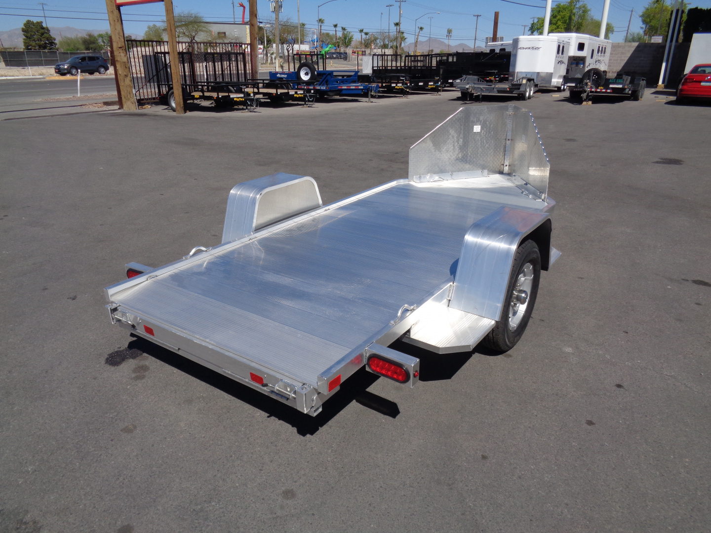 New 2027 Aluma * MC10 * Single Axle Motorcycle Trailer