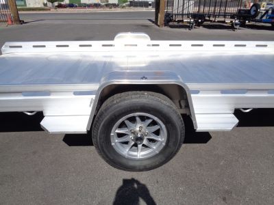 New 2027 Aluma * 8015S TILT * 15Ft Single Axle Tilt Aluminum ATV Trailer