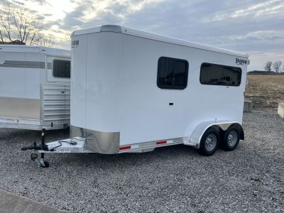 New 2026 Shadow 2 Horse Straight Load Horse Trailer