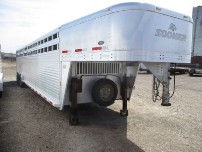 Used 2016 Sooner Stock Stock / Stock Combo Trailer 7'6 X 36