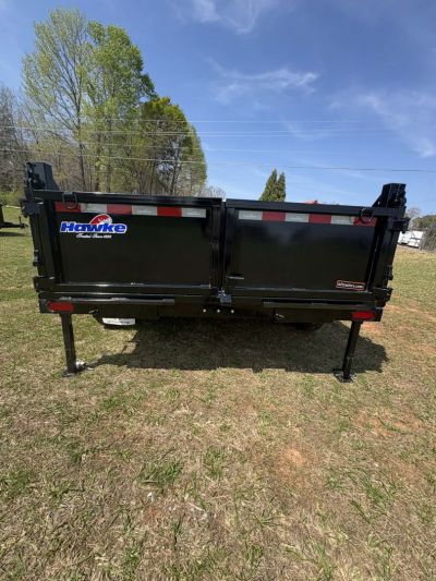 New 2027 Hawke Trailers 7 X 14 17K Low Profile Dump Trailer