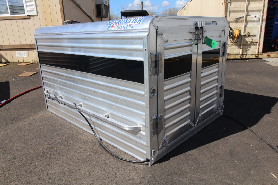 New 2026 Frontier Livestock Truck Topper - Double Door - Two Compartments - Truck Box (Livestock and Dog)