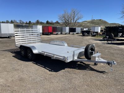 New 2026 Silverwing 7x16 5k Tandem Axle Aluminum Utility Trailer