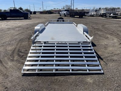 New 2026 Silverwing 7x16 5k Tandem Axle Aluminum Utility Trailer