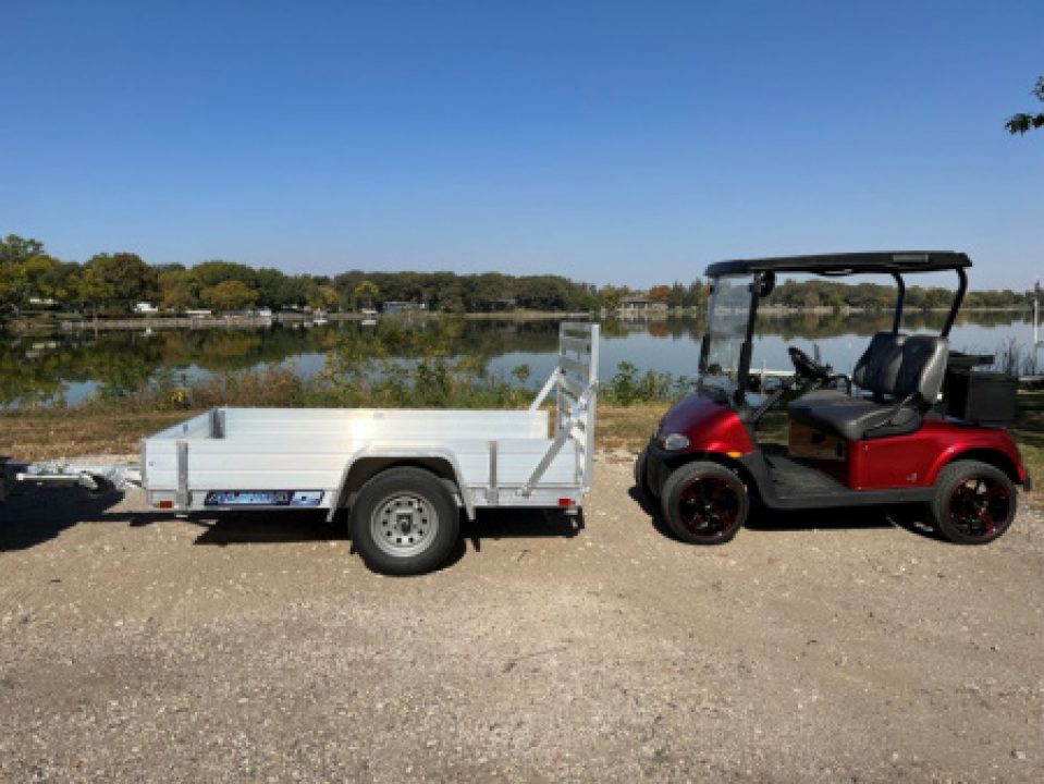 New 2027 Aluma 548ESA-S-TG Utility Trailer / All Aluminum / 54" Wide x 8' Long