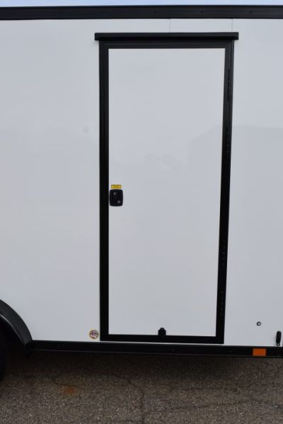 New ATC 7.5x14 STO 400 ALUMINUM CARGO TRAILER w/ BLACK TRIM PACKAGE