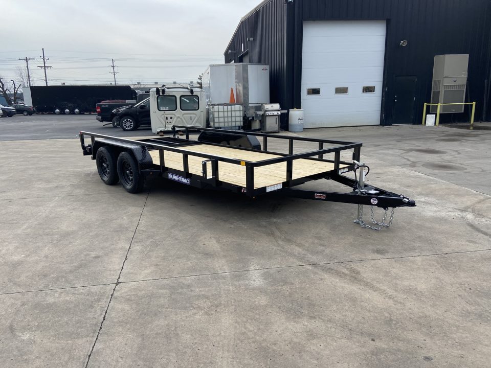 New Sure-Trac 7X16 TUBE TOP Utility Trailer