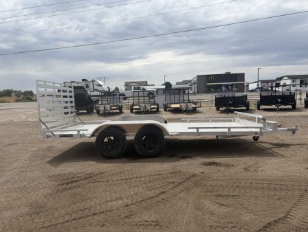 New 2026 Silverwing 7x16 5k Tandem Axle Aluminum Utility Trailer