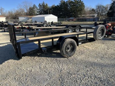 New 2027 Stag Trailers 76"x14' Dovetail Utility Trailer Utility Trailer
