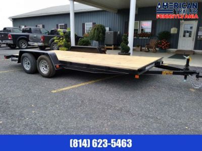 New Quality Trailers / Economy Wood Deck Car Hauler / 16' / 7K GVWR