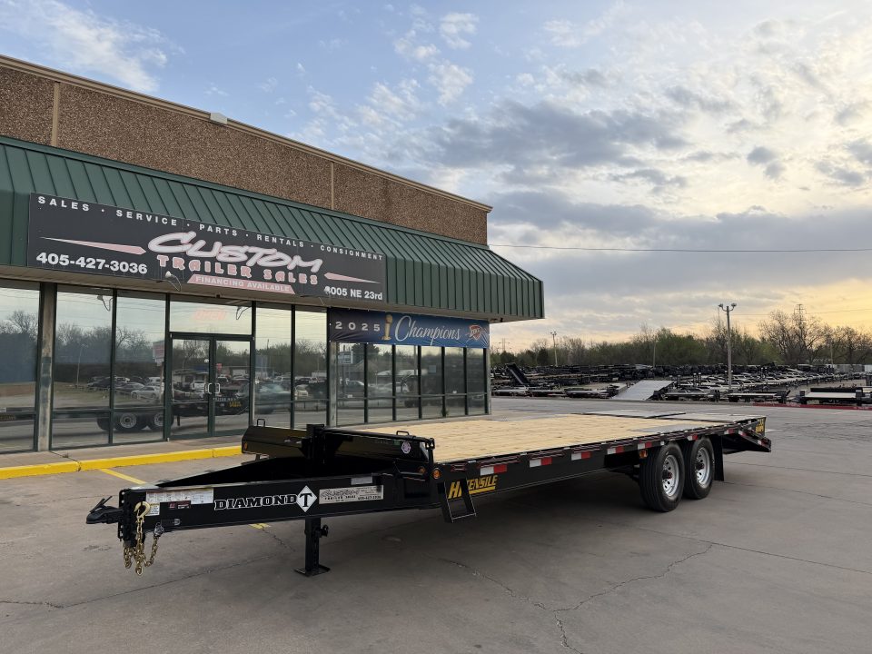 9×24 Equipment Flatbed Trailer