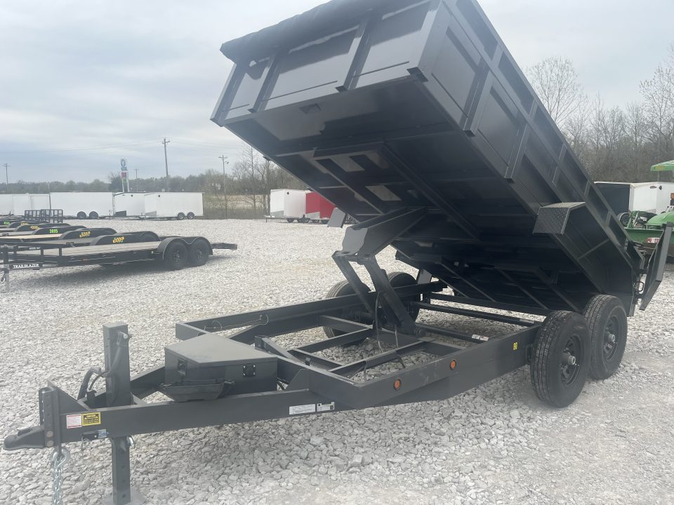 New 2026 Triple R 7X14 DUMP TRAILER 14K W/TARP-RAMPS-SPREADER GATE Dump Trailer