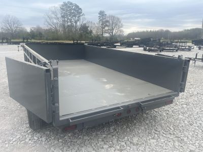 New 2026 Triple R 7X14 DUMP TRAILER 14K W/TARP-RAMPS-SPREADER GATE Dump Trailer