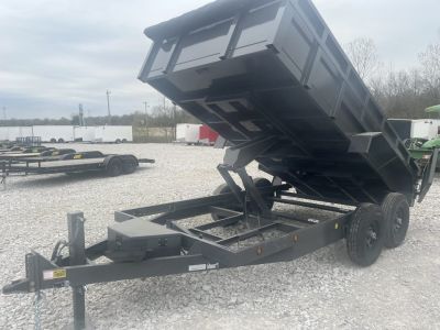 New 2026 Triple R 7X14 DUMP TRAILER 14K W/TARP-RAMPS-SPREADER GATE Dump Trailer