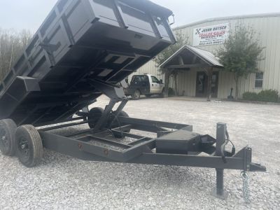 New 2026 Triple R 7X14 DUMP TRAILER 14K W/TARP-RAMPS-SPREADER GATE Dump Trailer