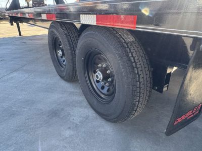 New 2027 Double A GOOSENECK 26 ft Deckover flatbed HEAVY DUTY 14K Trailer
