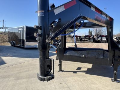 New 2027 Double A GOOSENECK 26 ft Deckover flatbed HEAVY DUTY 14K Trailer