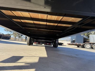 New 2027 Double A GOOSENECK 26 ft Deckover flatbed HEAVY DUTY 14K Trailer