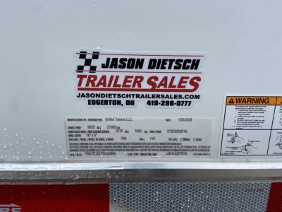 New 2026 United Trailers UAT-8.532TR70 Car / Racing Trailer