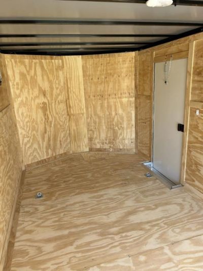 New 8.5x20 Titanium Cargo Trailer - White Enclosed Trailer