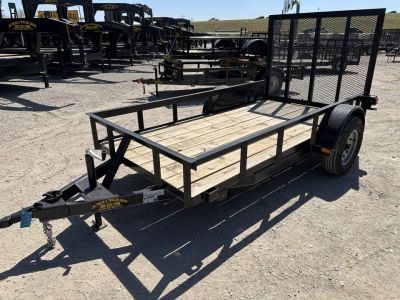 New 2024 Road Boss 5'x10' Single Axle with 4' Spring Assisted Gate Utility Trailer