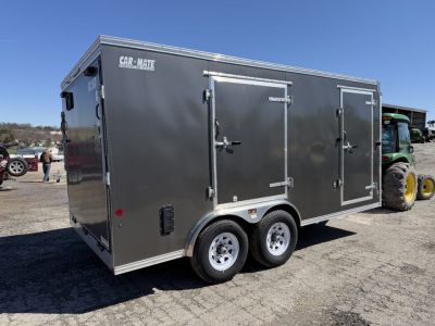 New NEW 2026 Car Mate 8.5 x 16 HD Custom Cargo Trailer w/ Ramp Door