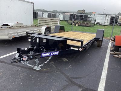 New 2026 Sure-Trac 78 x 12 +4 Equipment Trailer