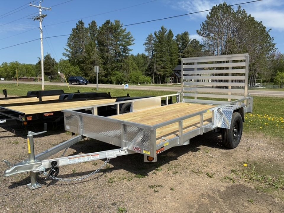 New 2026 Quality Aluminum 74" x 12' Simplicity Utility Trailer