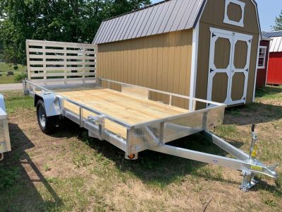 New 2026 Quality Aluminum 74" x 12' Simplicity Utility Trailer