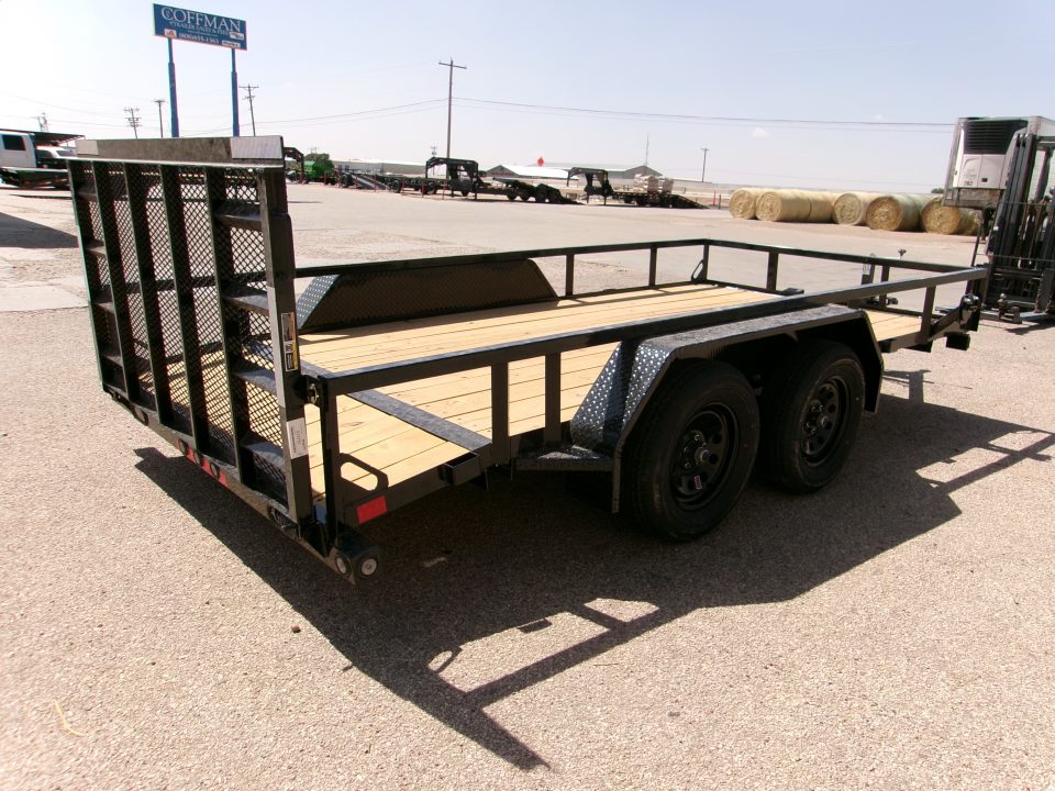 New 2026 Load Trail 77x14 Tandem Utility w/ 2'Dove & 3' Ramp Gate 7k
