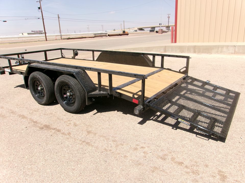 New 2026 Load Trail 77x14 Tandem Utility w/ 2'Dove & 3' Ramp Gate 7k