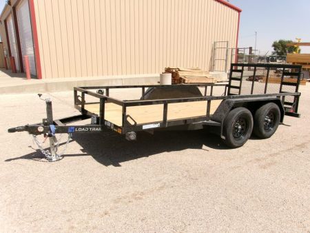 New 2026 Load Trail 77x14 Tandem Utility w/ 2'Dove & 3' Ramp Gate 7k