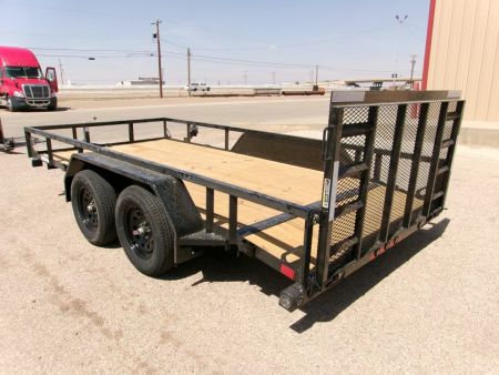 New 2026 Load Trail 77x14 Tandem Utility w/ 2'Dove & 3' Ramp Gate 7k