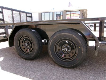 New 2026 Load Trail 77x14 Tandem Utility w/ 2'Dove & 3' Ramp Gate 7k