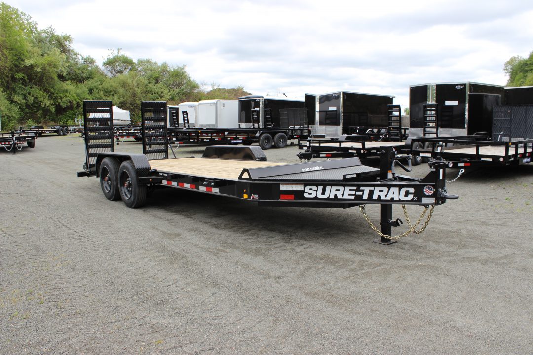 New 2026 Sure-Trac 7x18 17.6K Pro Series Equipment Trailer