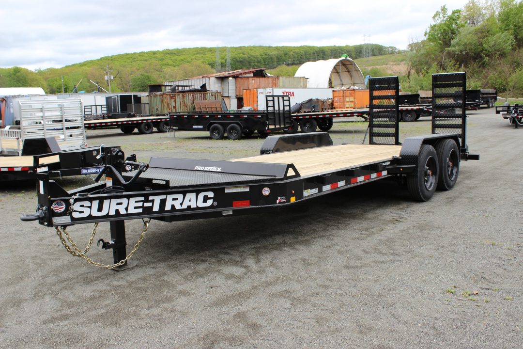 New 2026 Sure-Trac 7x18 17.6K Pro Series Equipment Trailer